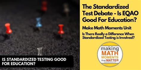the standardized test debate is eqao good for education in ontario