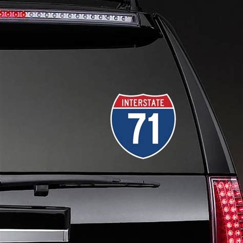 Interstate 71 Sign Sticker