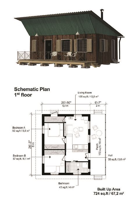 Forest Cabin Plans Small House Plans Cottage Plans Small Cabin