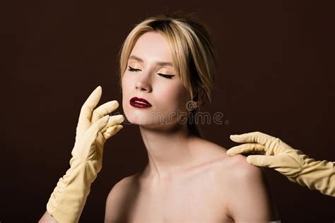 Seductive Naked Woman Stock Image Image Of Glamour People 18133193