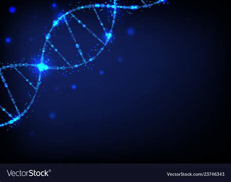 Dna Sci Fi Science Abstract Background Royalty Free Vector