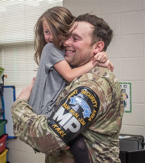 military dad surprises daughter at east elementary breckenridge texan
