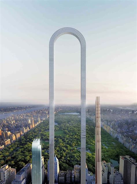 The Big Bend New York Projet Fou De Building De 600m En Forme Darche