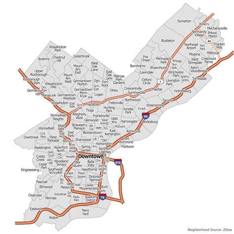 Philadelphia Zip Code Map Neighborhoods Map Of Philadelphia Sexiz Pix