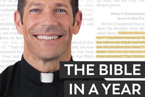 Father Mike Schmitz Hosts ‘bible In A Year Podcast National Catholic