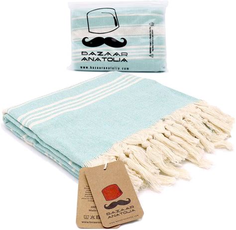 Amazon Com Bazaar Anatolia Stripe Turkish Beach Towel Cotton