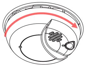 If the smoke detector beeping continues despite replacing the battery, remove the smoke alarm from the ceiling. First Alert 9120B Hardwired Smoke Alarm with Battery ...