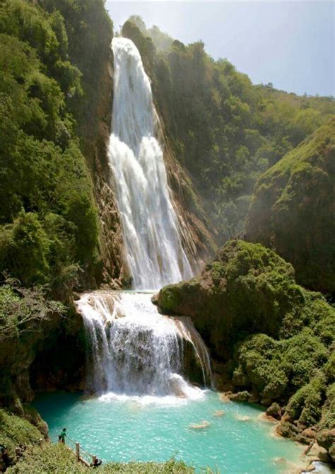 Blue River Waterfall Guatemala Lugares Interesantes Pinterest