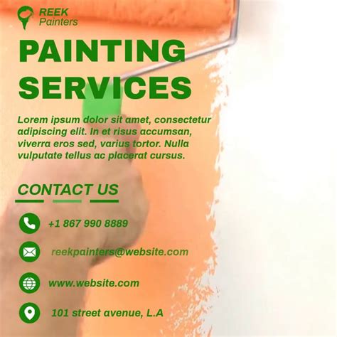 Painting Services Video Ad Template Postermywall