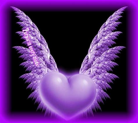 Winged Heart Purple Tattoos Purple Love Purple Art