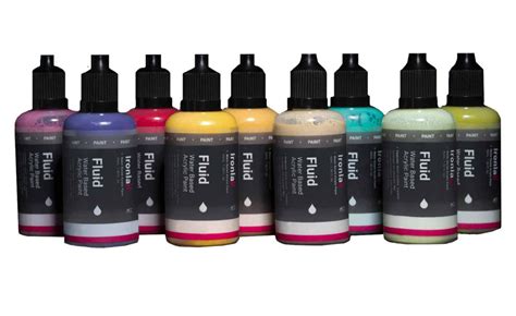 Ironlak® 45ml Water Based Fluid Acrylic Paint Spratx