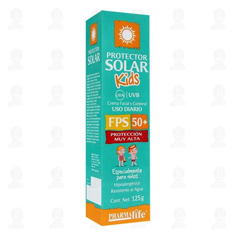 Bloqueador Solar Kids Crema 125gr Fps50 Pharmalife