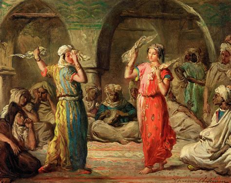 Moorish Dancers 1849 Painting By Theodore Chasseriau Pixels