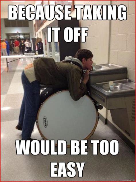 Funny Marching Band Drumline Quotes Quotesgram
