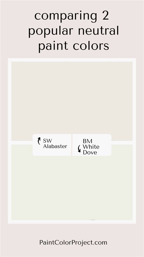 SW Alabaster Vs BM White Dove Let S Compare The Paint Color Project