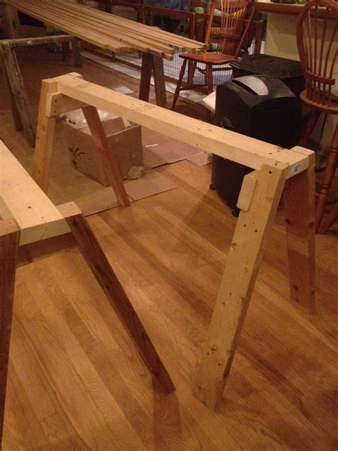 Strong Light Quick Build Sawhorse With Pictures Instructables