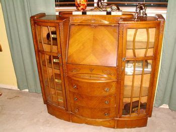 Our living room furniture category offers a great selection of curio cabinets and more. 1930's Art Deco Secretary with curio cabinets | Collectors ...