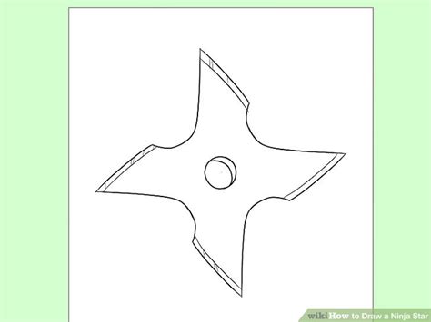 How To Draw A Ninja Star 14 Steps With Pictures Wikihow