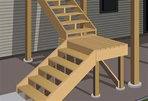 Install Post Anchors Build Raised Deck Deck Stairs Building A Deck
