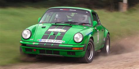 Air Cooled 911 Rally Car Onboard Video In Car Rally Video From