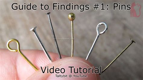 How To Use Eyepins Headpins Ballpins Taltys Guide To Findings 1