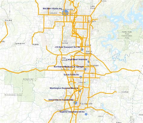 Interactive Gis Maps Northwest Arkansas Regional