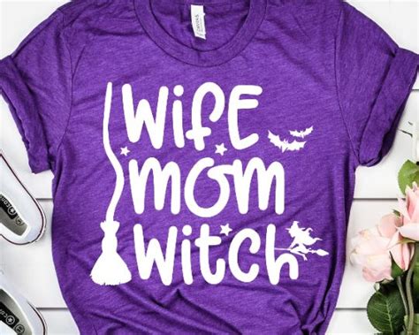 Mom Wife Witch Svg Files For Cricut Sarcastic Svg Basic Witch Svg Halloween Svg Coffee