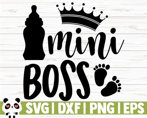 Mini Boss By Creativedesignsllc Thehungryjpeg