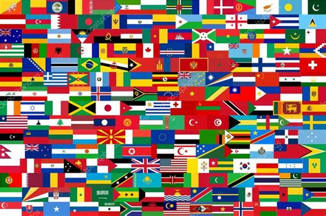 All Countries Flags Background Stock Vector Image By ©panaceadoll 72106321