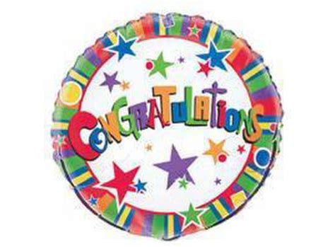 18 Inch Congratulations Foil Balloon