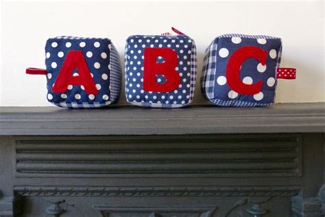 ABC fabric block set. Baby blocks. Soft play blocks.Name blocks. Alphabet blocks. Letter play ...