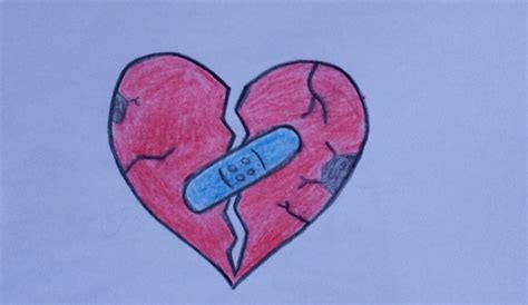السلام عليكم فيديو اليوم حنتعلم الرسم رسم خطوة بخطوة للمبتدئينو الرسمات بسيطة و سهلة و الكل ممكن يرسمها. رسم قلب مجروح خطوة بخطوة