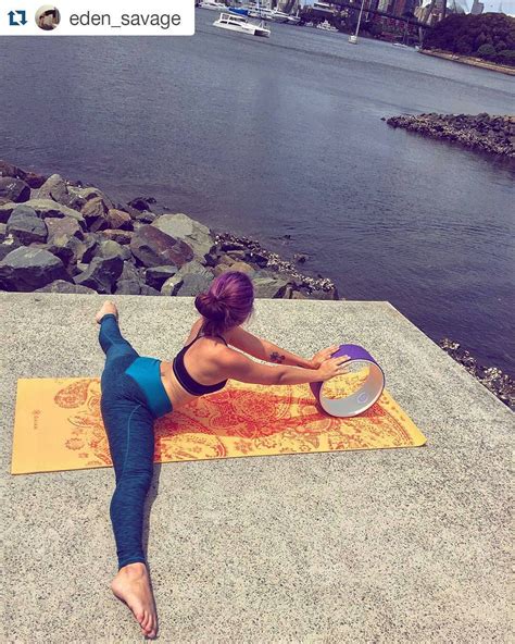 Repost Eden Savage With Repostapp Yoga By The Water Pranawheels