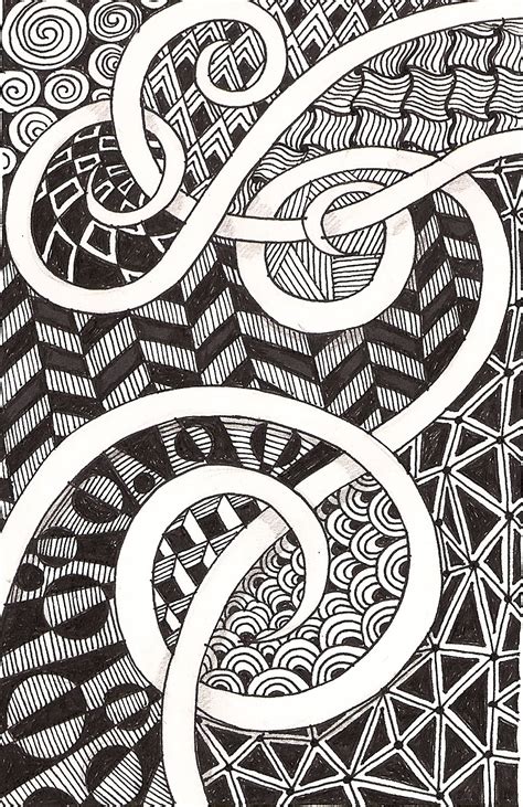 75 Zentangle Patterns Doodle Art Ideas For Beginners