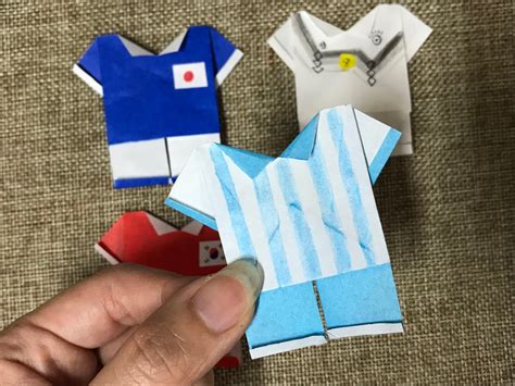 Tutorial 77 Origami World Cup Jersey Shirt The Idea King