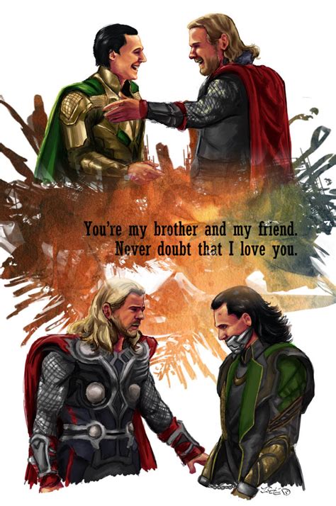 Thor And Loki By Siquia On Deviantart