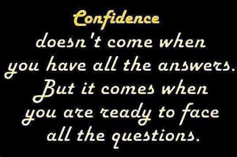 Quotes About Being Confident Quotesgram