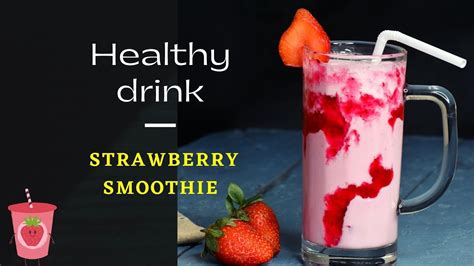 Strawberry Smoothie Recipe Strawberry Milkshake Smoothie Recipe Shorts Youtube