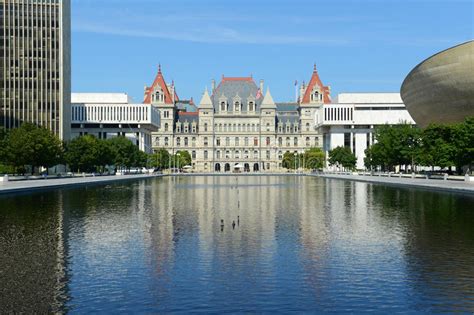 New York State Capitol Albany Ny Usa Stock Image Image Of America