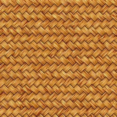 Wicker Seamless Texture Pattern Background Stock Photo By ©gilmanshin