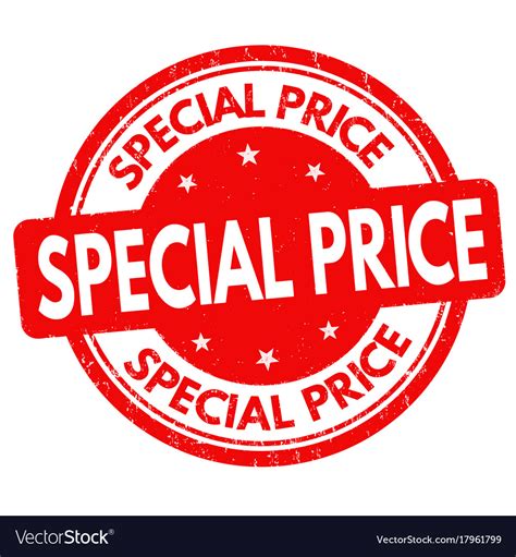 Special price sign or stamp Royalty Free Vector Image