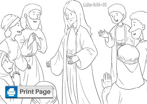 Jesus Tempted In The Desert Coloring Pages For Kids Connectus