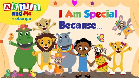 I Am Special Because Read With Akili And Me Educational Cartoons