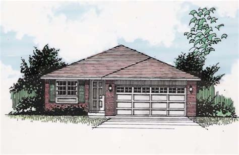 Traditional Style With 3 Bed 2 Bath 2 Car Garage House Plans Dream