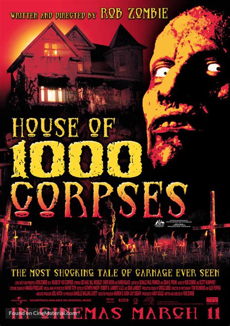 It is his directorial debut. The Horrors of Halloween: HOUSE OF 1000 CORPSES (2003 ...