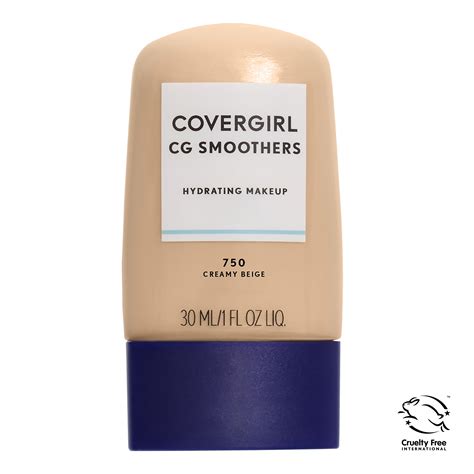 Covergirl Smoothers Hydrating Foundation Makeup 750 Creamy Beige 1