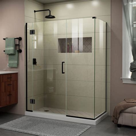 A wide variety of corner bathroom shower stalls options are available to you, such as tray shape, frame style, and open style. MAAX Reveal 60 in. x 71.5 in. Frameless Corner Pivot ...