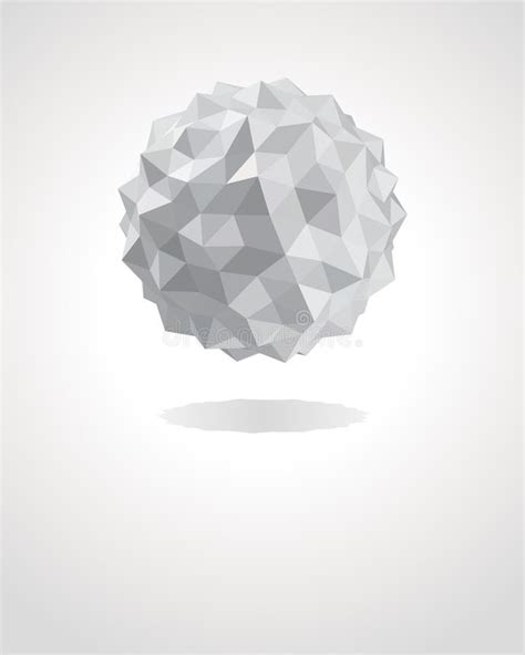 Abstract 3d Origami Paper Sphere Stock Vector Illustration Of Origami
