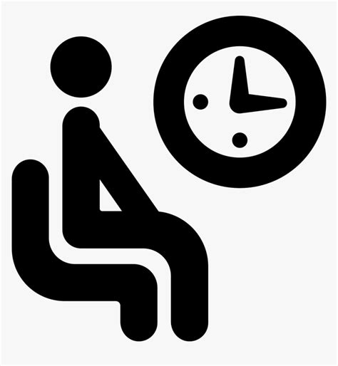 Waiting Room Sign Hospital Waiting Time Icon Hd Png Download