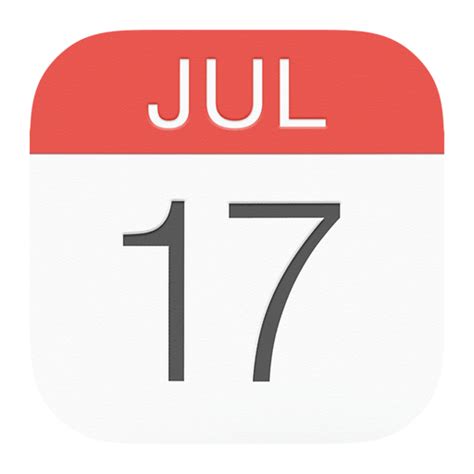 Iphone Calendar App Icon At Collection